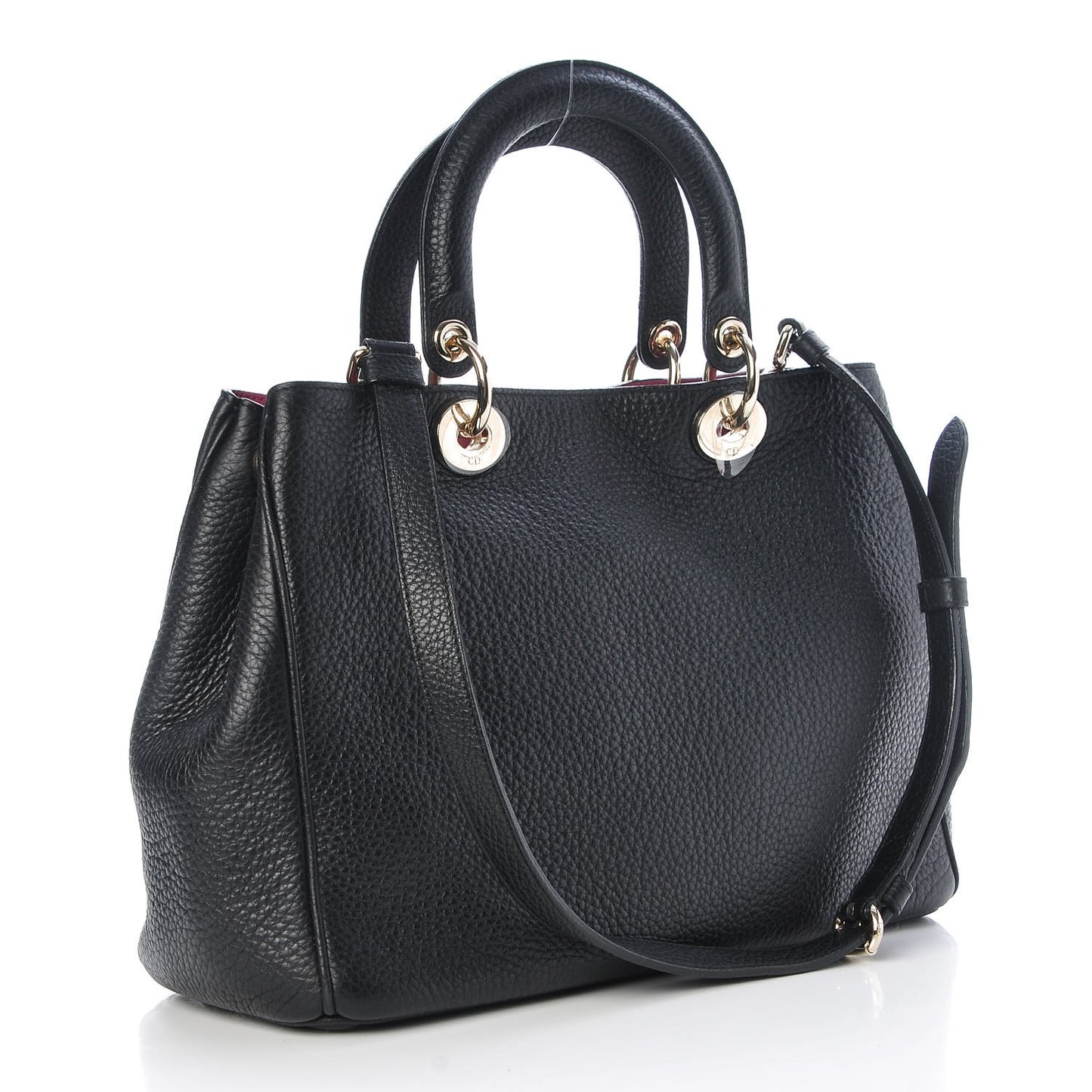 Bullcalf Medium Diorissimo Tote Black Rose Indien