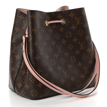 Louis Vuitton Monogram Neonoe MM Rose Poudre 3 of 8