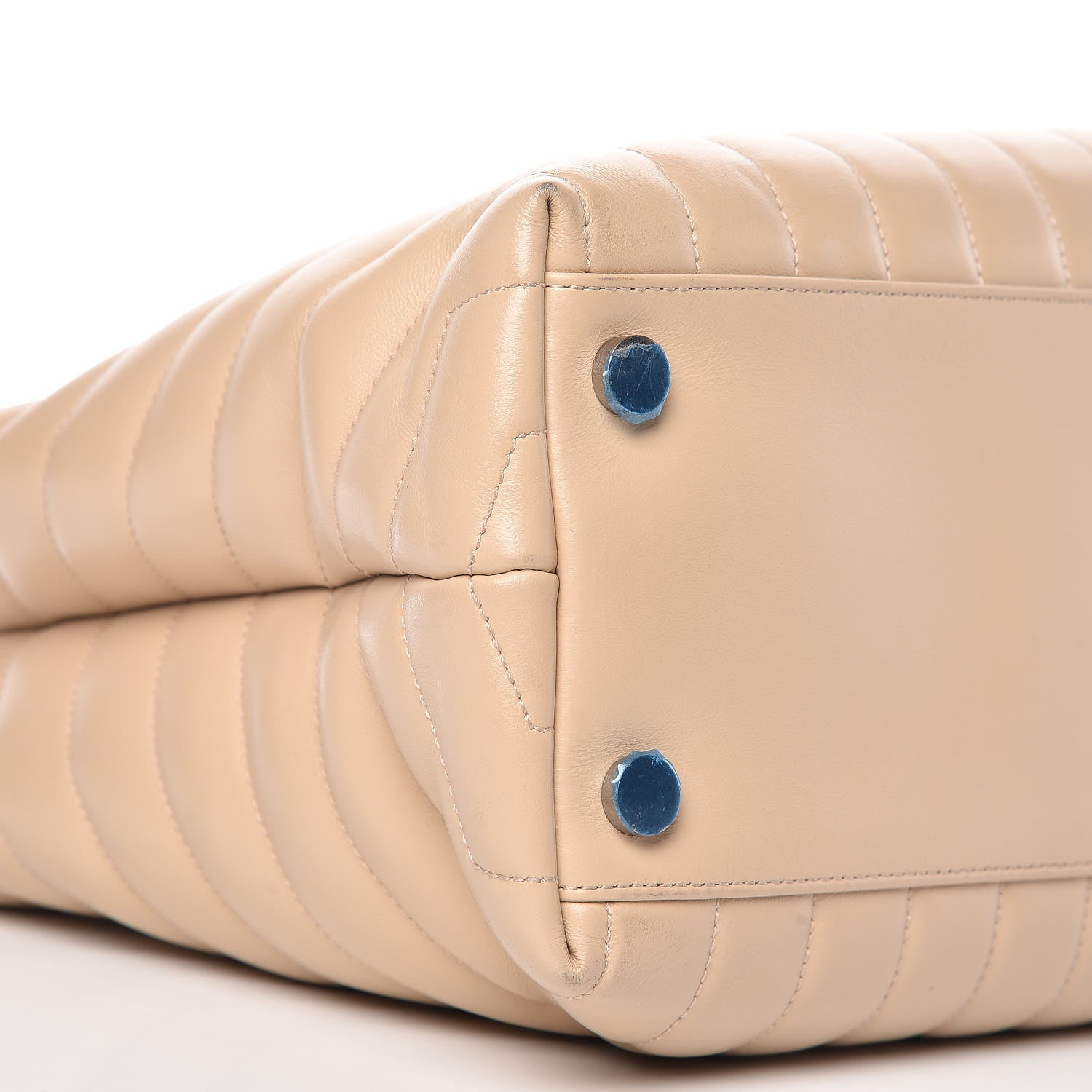 Saint Laurent Calfskin Y Quilted Monogram Large Loulou Shopper Nude Powder 8 of 14