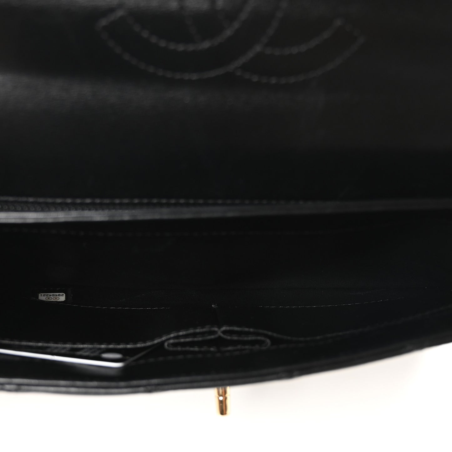Lambskin Quilted Medium Trendy CC Flap Black