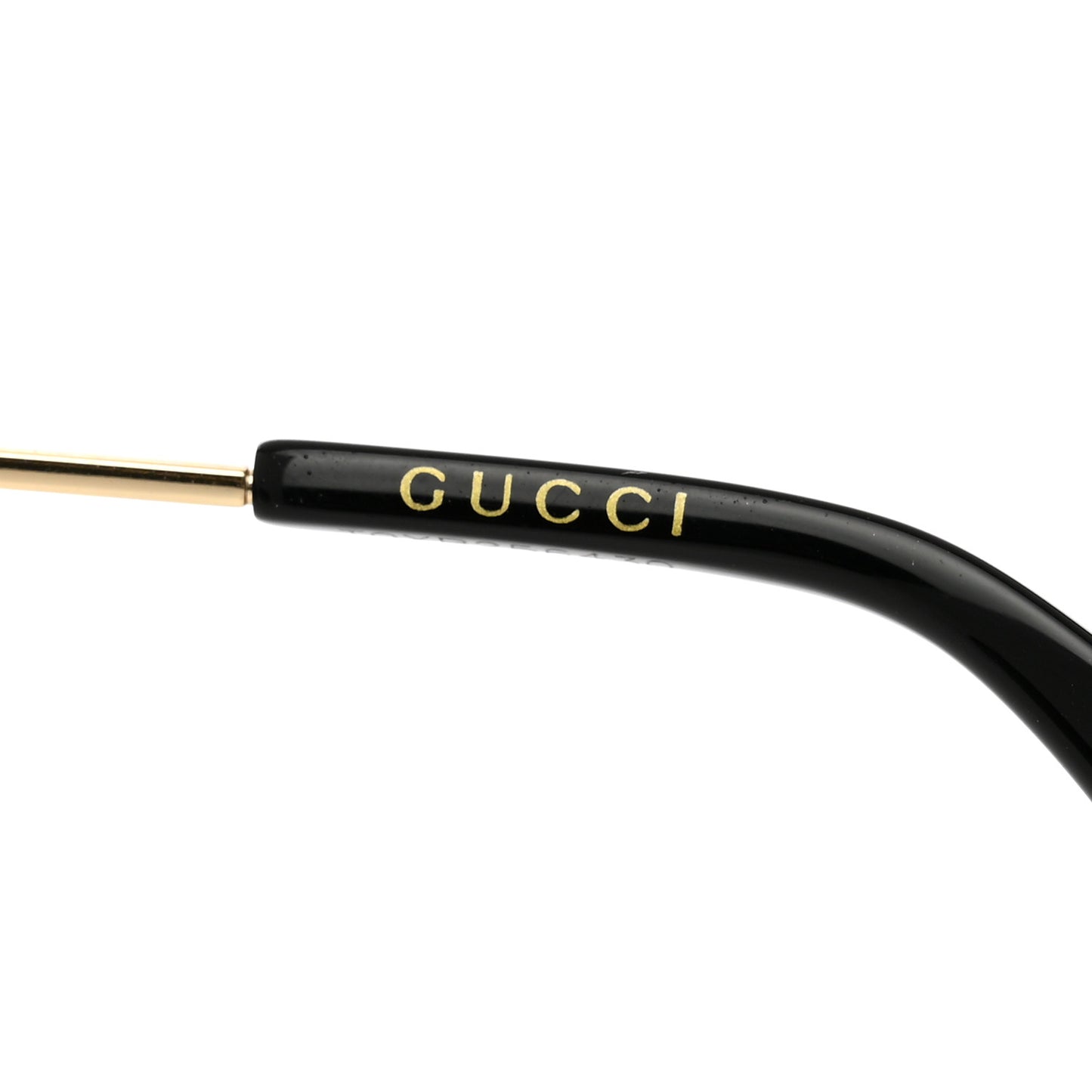 Aviator Sunglasses GG0062S Black Gold