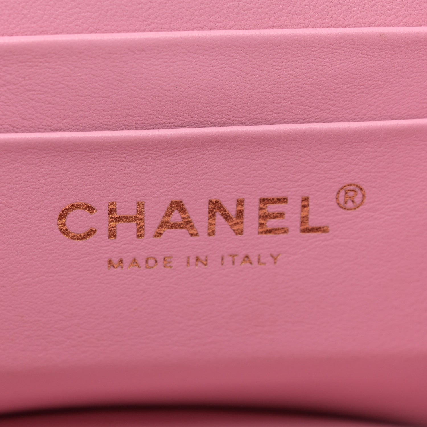 Chanel Shearling Lambskin Quilted Small CC Vanity Case Pink 7 of 11