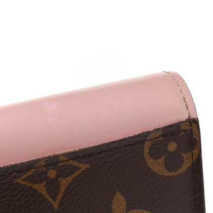 Louis Vuitton Monogram Zoe Wallet Rose Ballerine 7 of 14