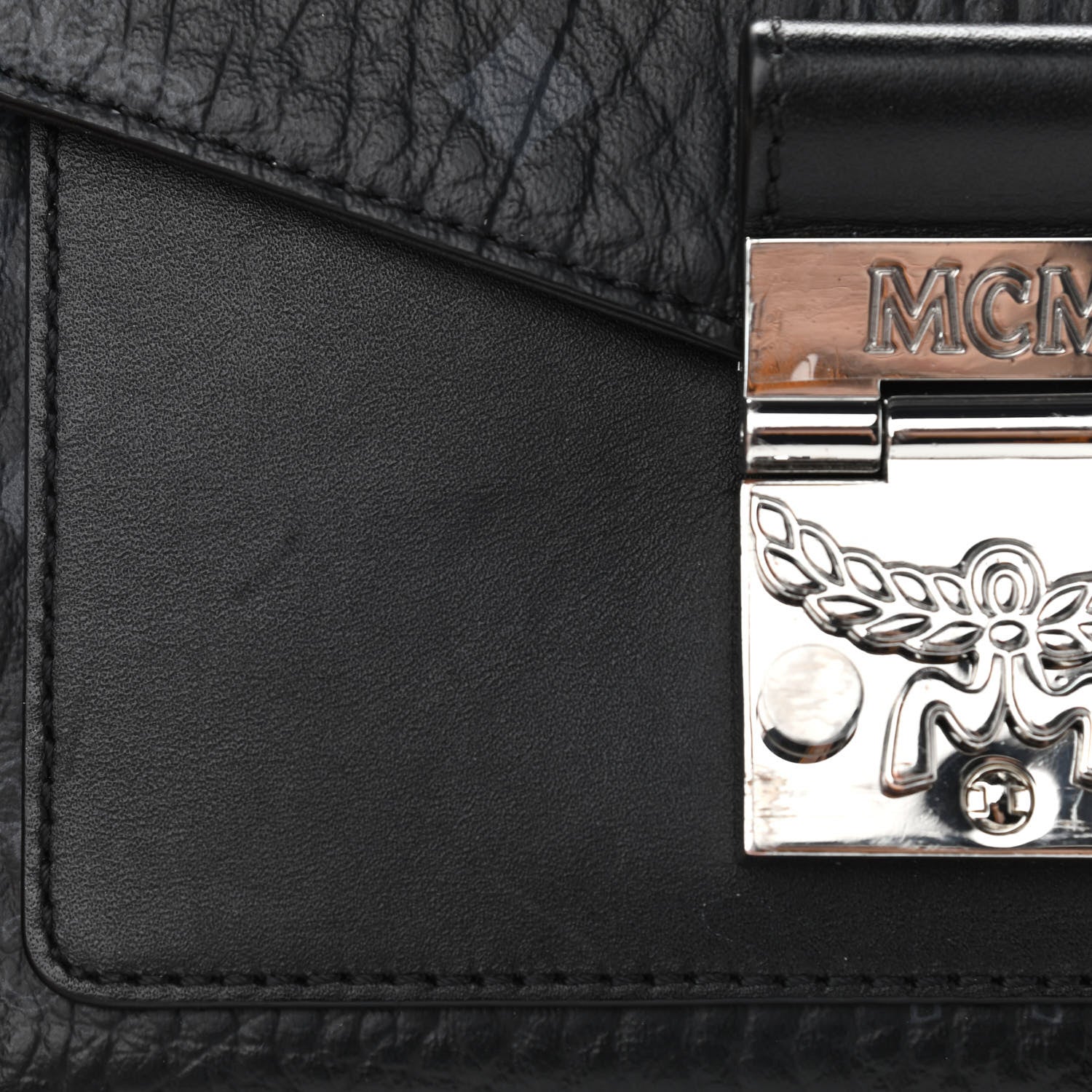 MCM Visetos Millie Crossbody Black 12 of 12