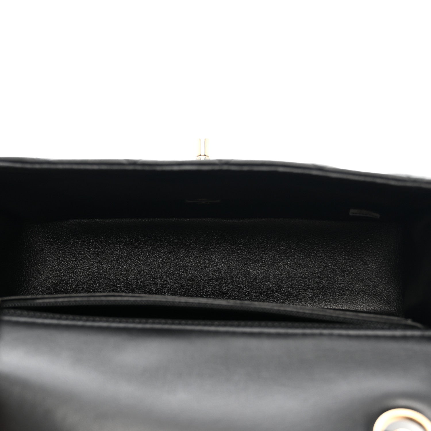 Chanel Lambskin Quilted Mini Rectangular Flap Black 5 of 11