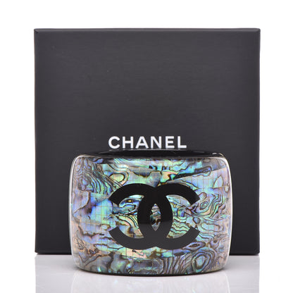 Chanel Resin Cuff Bracelet Green 5 of 5
