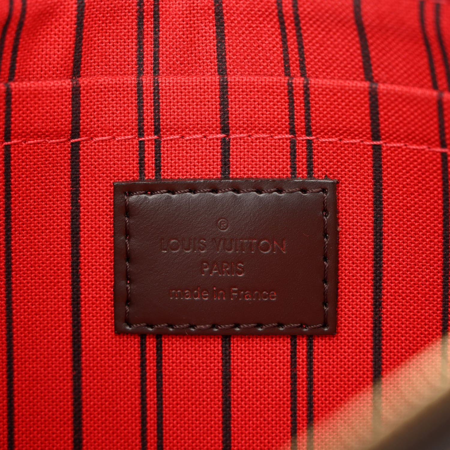 Louis Vuitton Damier Ebene Neverfull MM GM Pochette 6 of 9