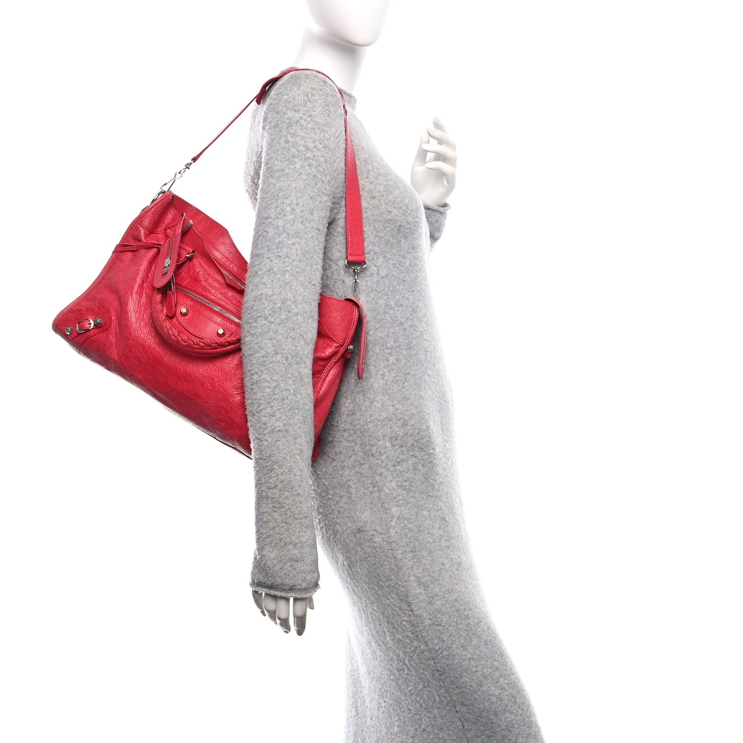 Agneau Giant 12 Silver Hardware City Rose Thulian