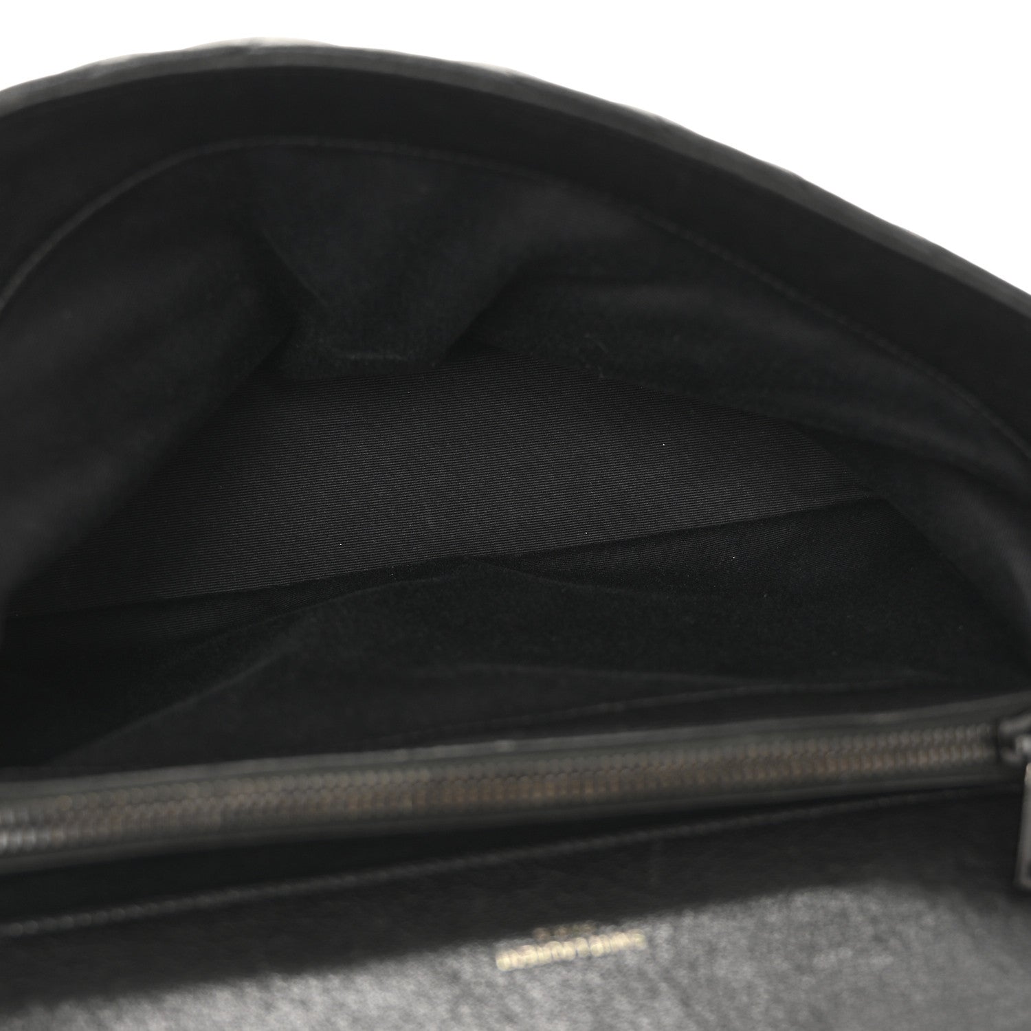 Saint Laurent Sheepskin Matelasse Chevron Monogram Monochrome Large College Satchel Black 5 of 15