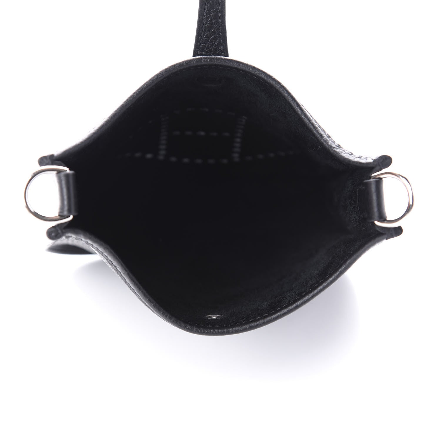 Hermes Taurillon Clemence Evelyne TPM Black 5 of 10