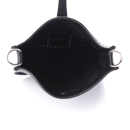 Hermes Taurillon Clemence Evelyne TPM Black 5 of 10