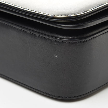 Saint Laurent Textured Calfskin Medium Classic Monogram Universite Bag Black 13 of 16