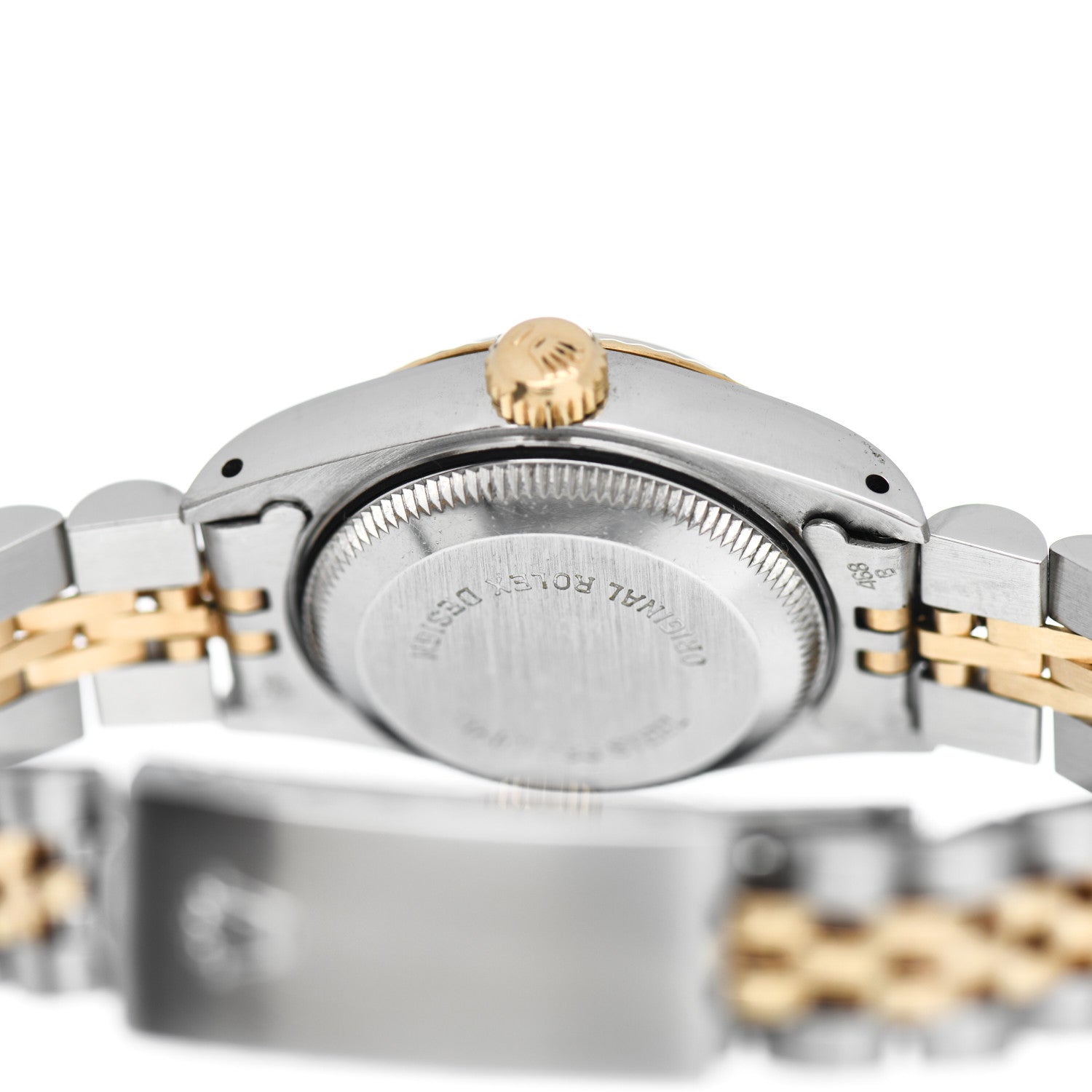 Rolex Stainless Steel 18K Yellow Gold 26mm Oyster Perpetual Datejust Watch Champagne 69173 4 of 5