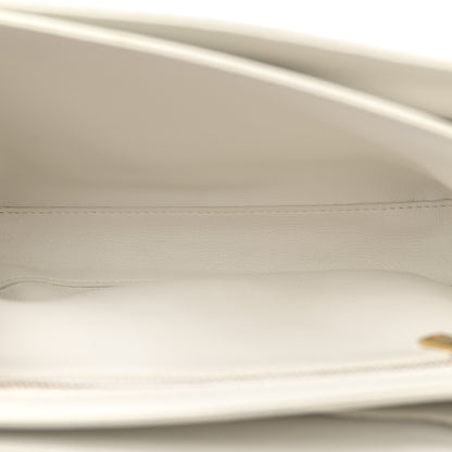 Celine Calfskin Quilted Medium C Bag Black White 5 of 15