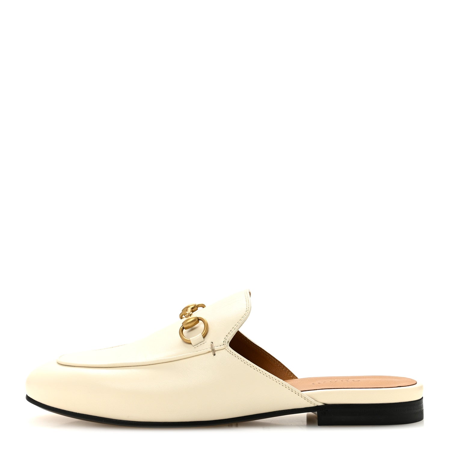 Gucci Malaga Kid Womens Princetown Slippers 37.5 Mystic White 1 of 10