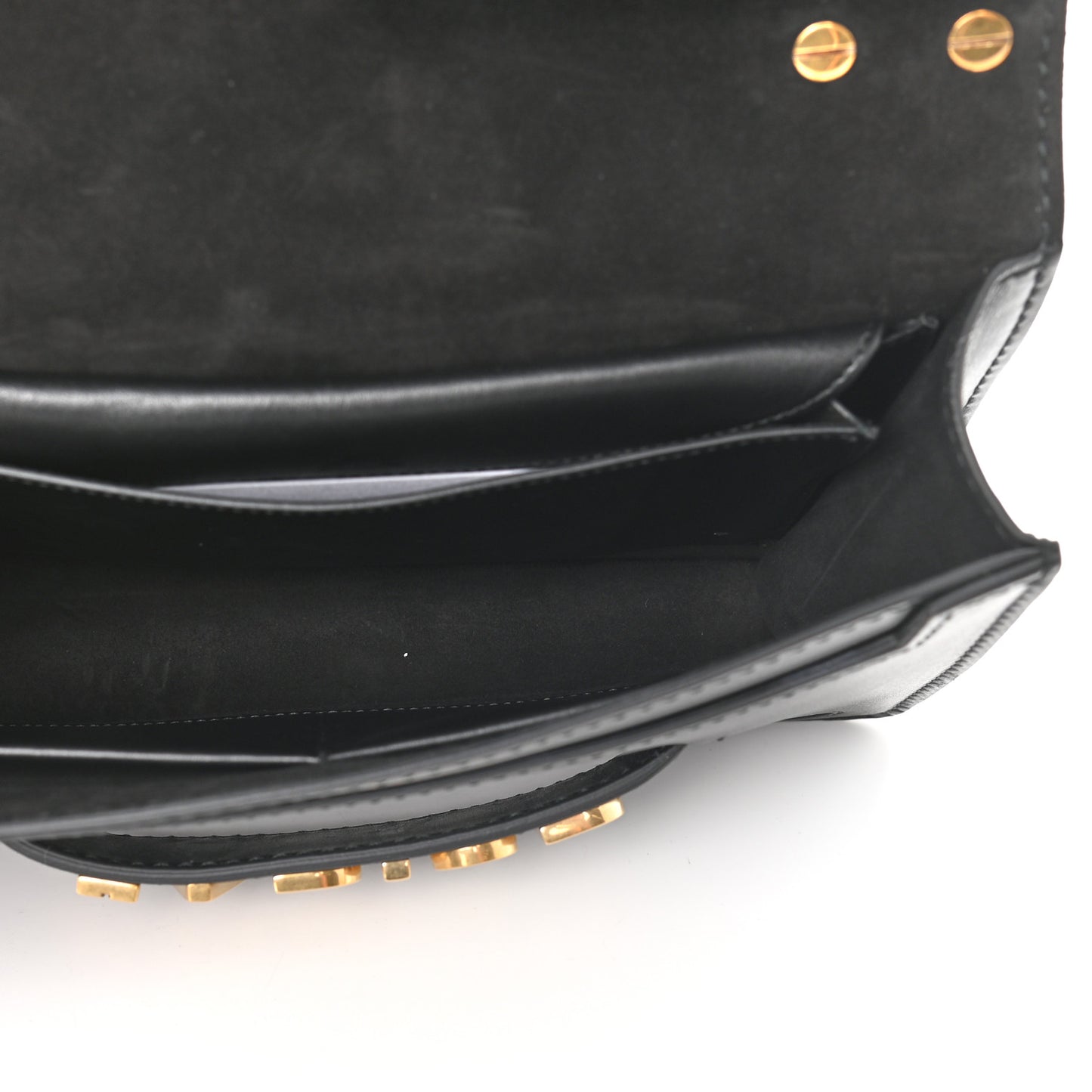Calfskin J'Adior Chain Flap Bag Black