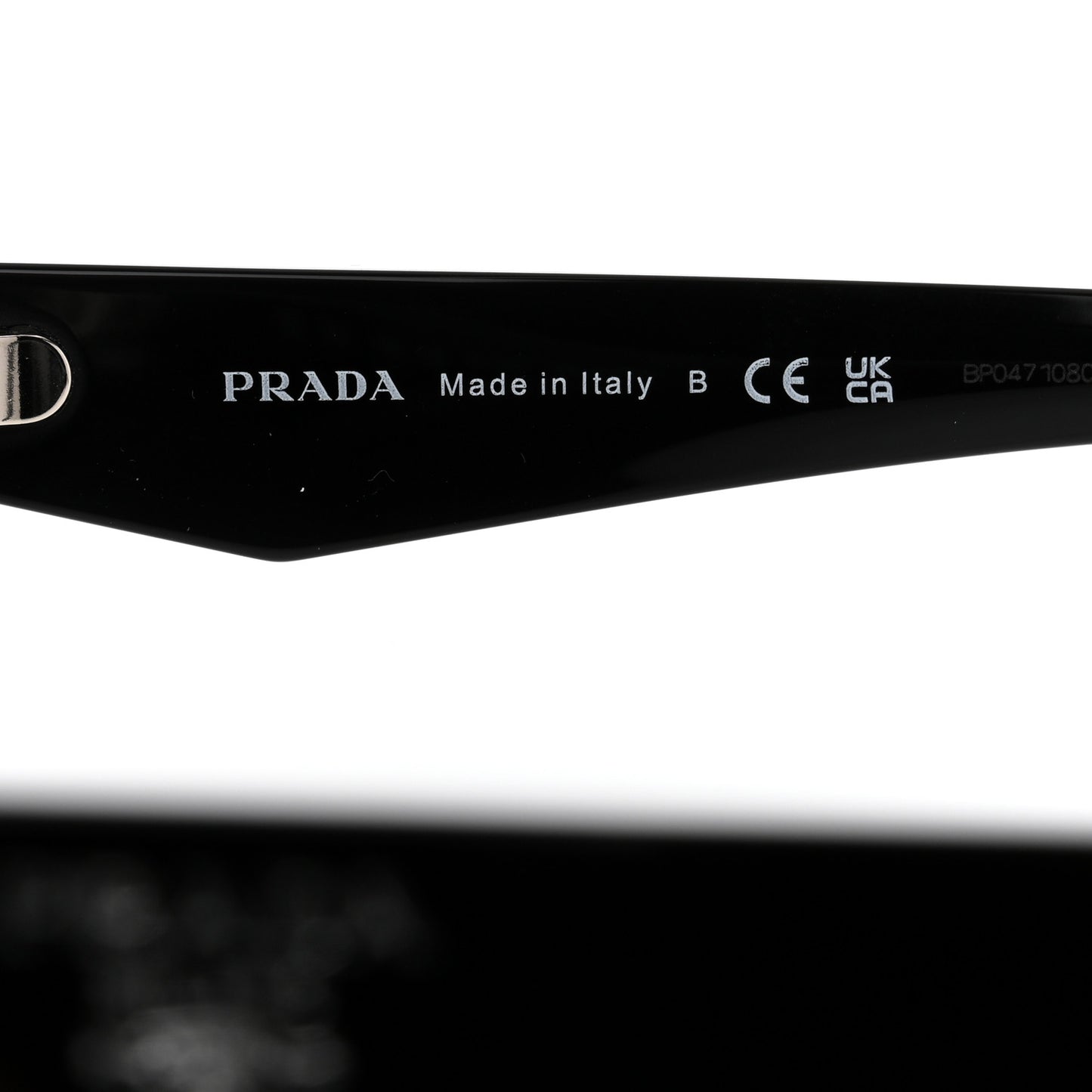 Acetate Oval Sunglasses SPR 26Z Black