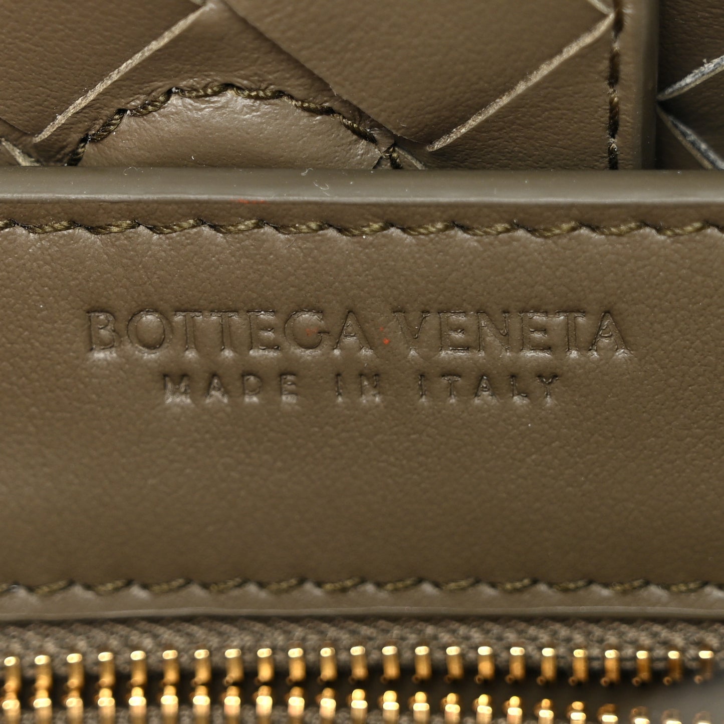 Suede Intrecciato Small Andiamo Shoulder Bag Cypress