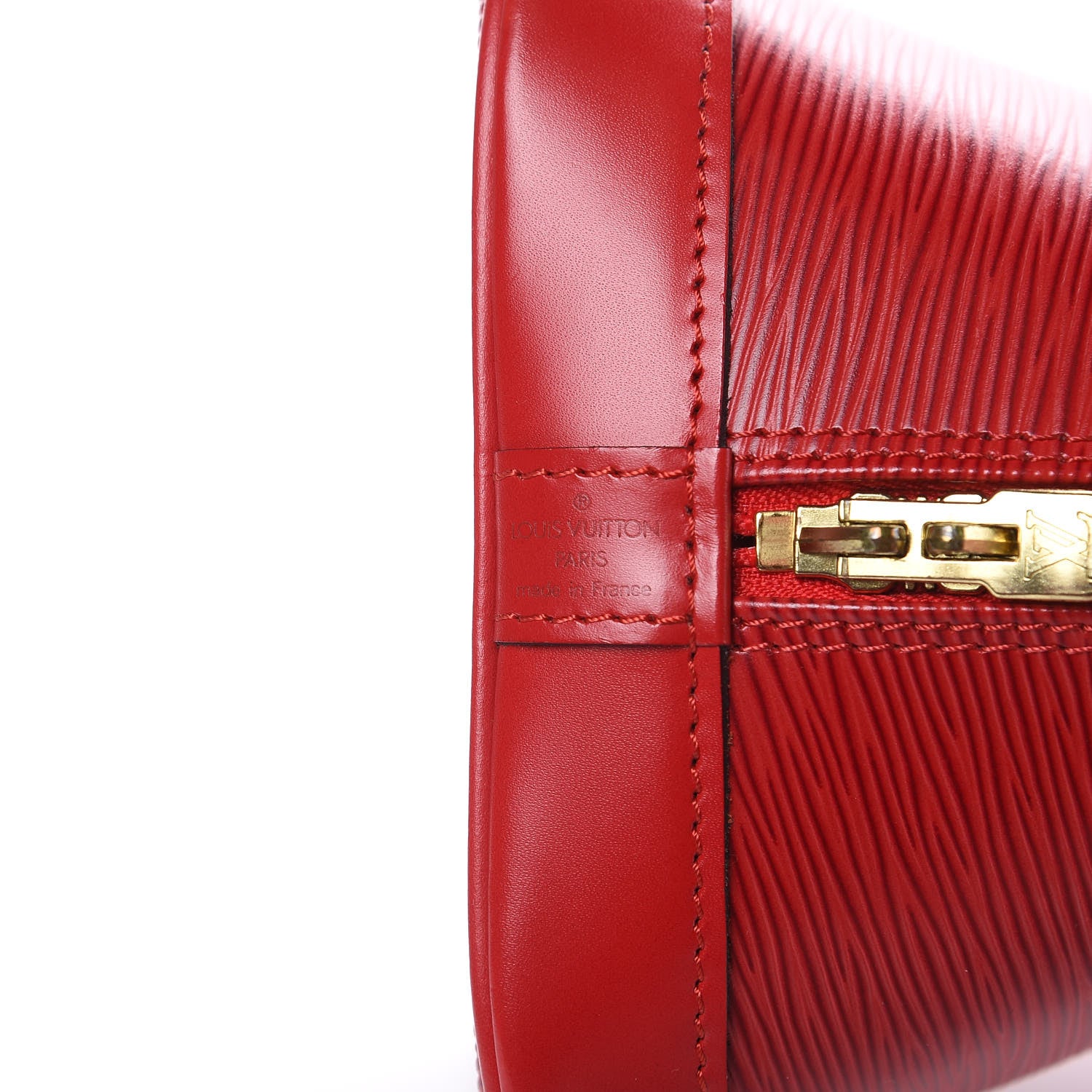 Louis Vuitton Epi Alma PM Castillan Red 9 of 12