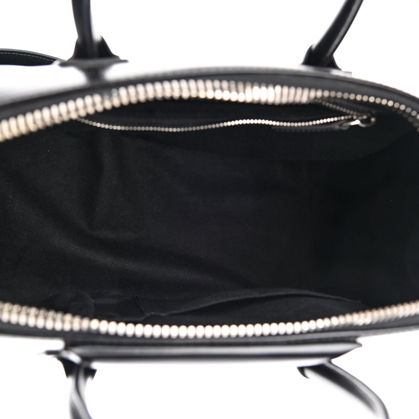 Shiny Lord Calfskin Medium Antigona Black