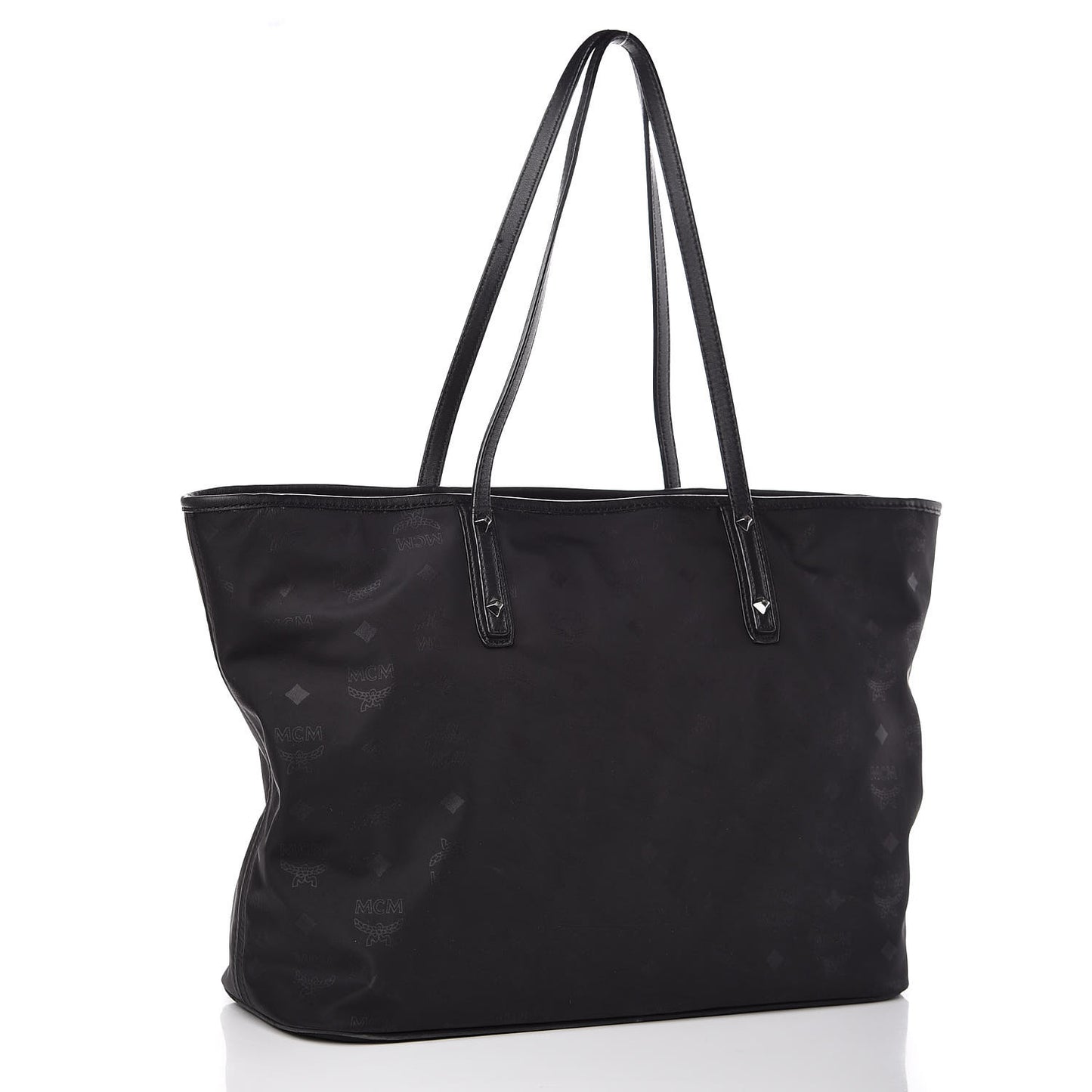 Nylon Monogram Medium Dieter Shopper Tote Black