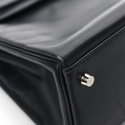Hermes Box Kelly Retourne 28 Black 9 of 11