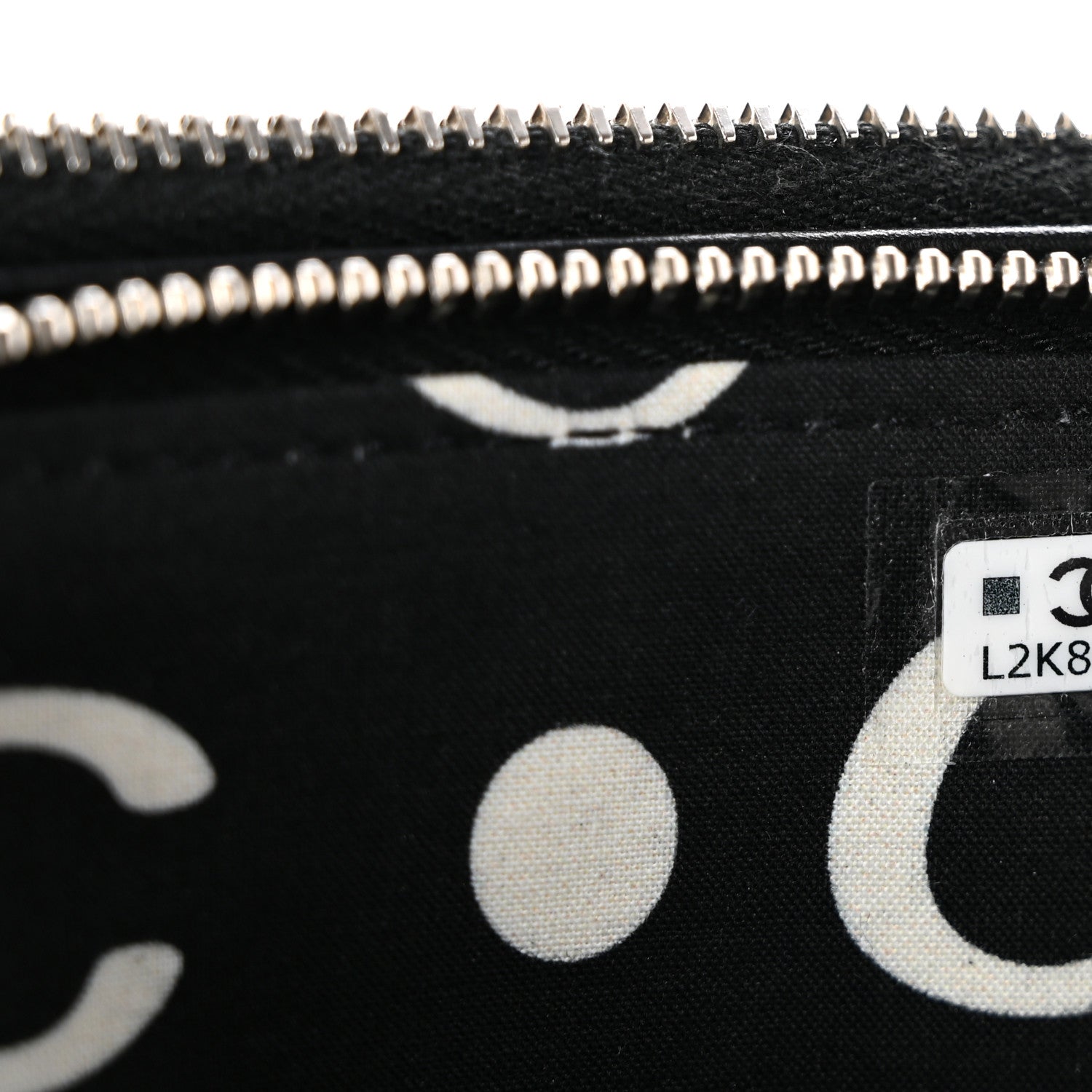 Chanel Caviar Quilted Logo Small Clutch With Chain Black 8 of 13