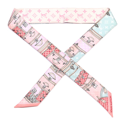 Louis Vuitton Silk Monogram Let's Go BB Bandeau Pink 2 of 6