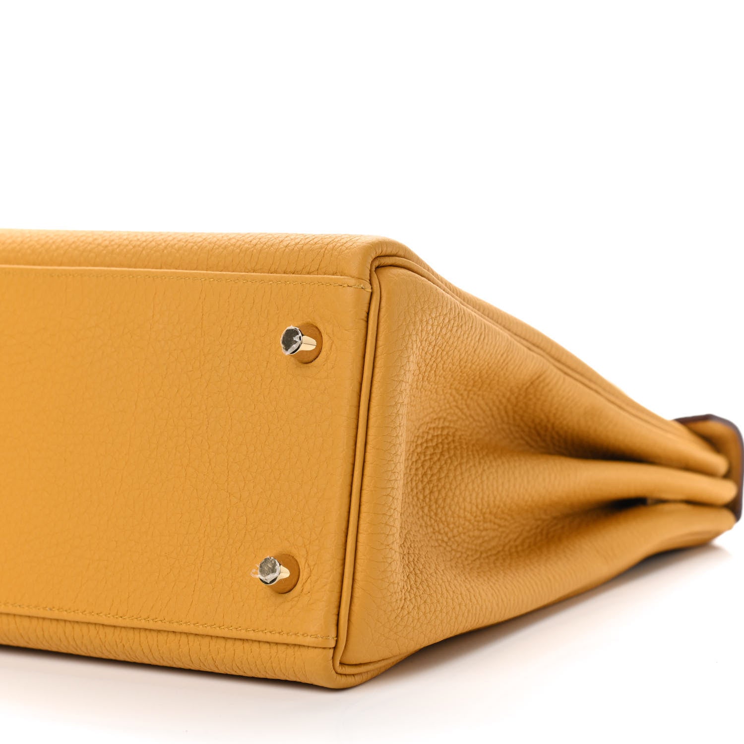 Hermes Togo Kelly Retourne 32 Jaune Ambre 10 of 12