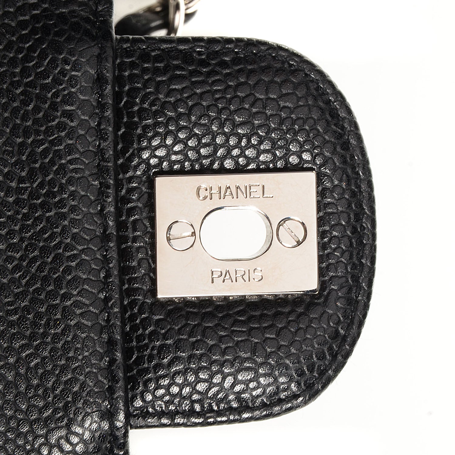 Chanel Caviar Quilted Mini Square Flap Black 9 of 9