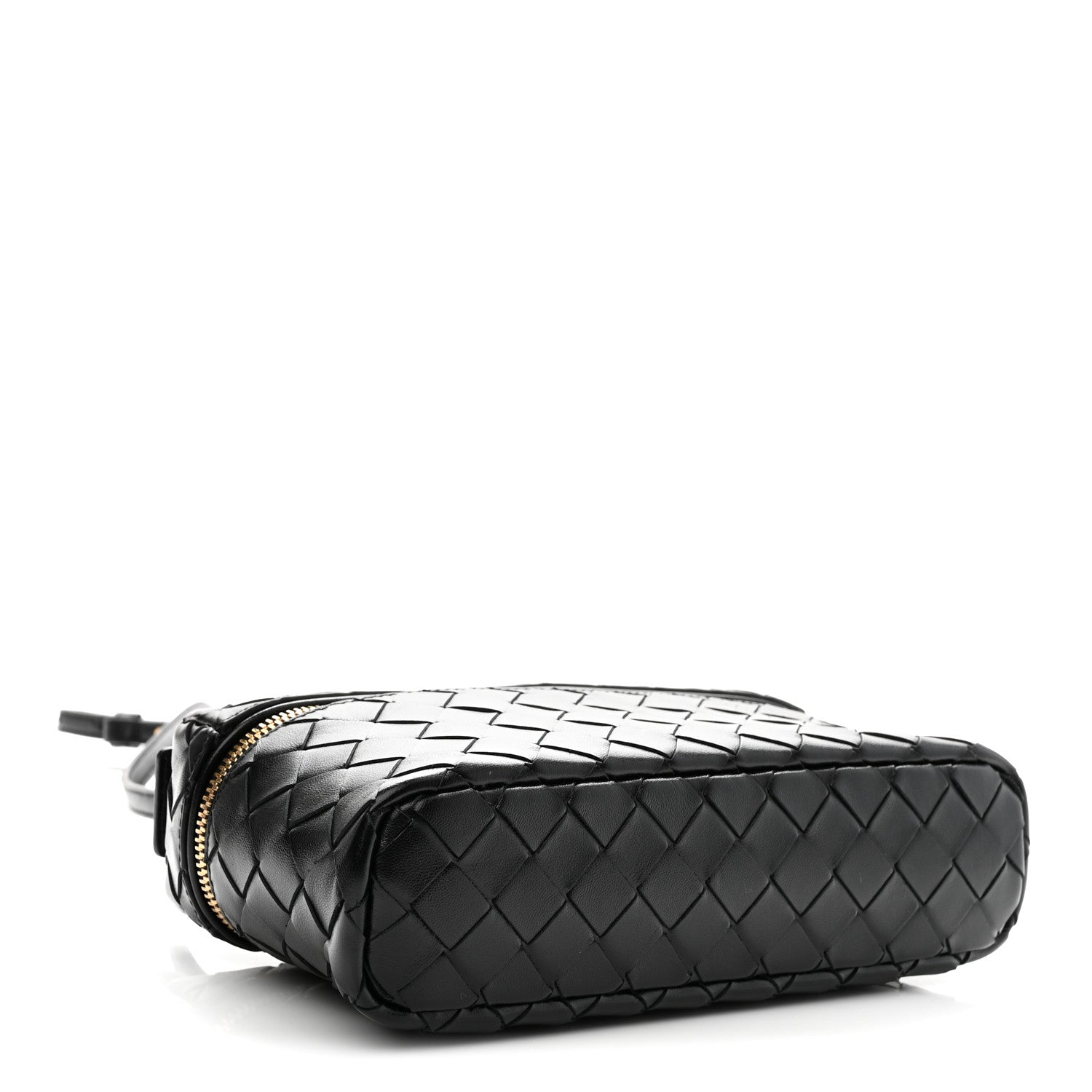 Bottega Veneta Calfskin Intrecciato Bang Bang Vanity Case Black 4 of 9