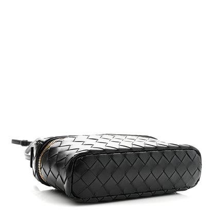 Bottega Veneta Calfskin Intrecciato Bang Bang Vanity Case Black 4 of 9