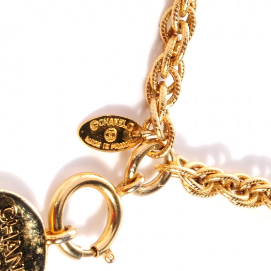 31 Rue Cambon Paris CC Necklace Gold