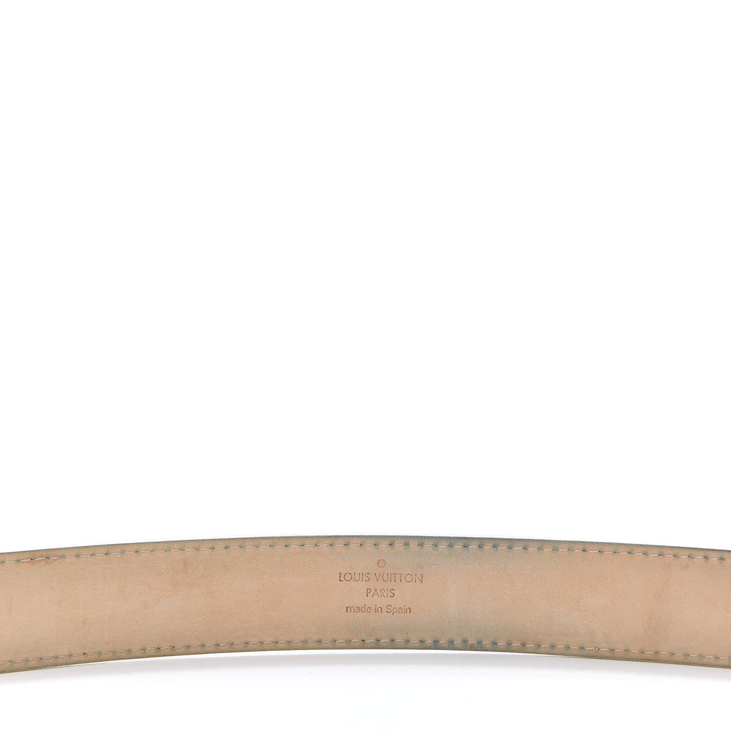 Louis Vuitton Damier Azur 30mm Tresor Belt 85 34 6 of 10
