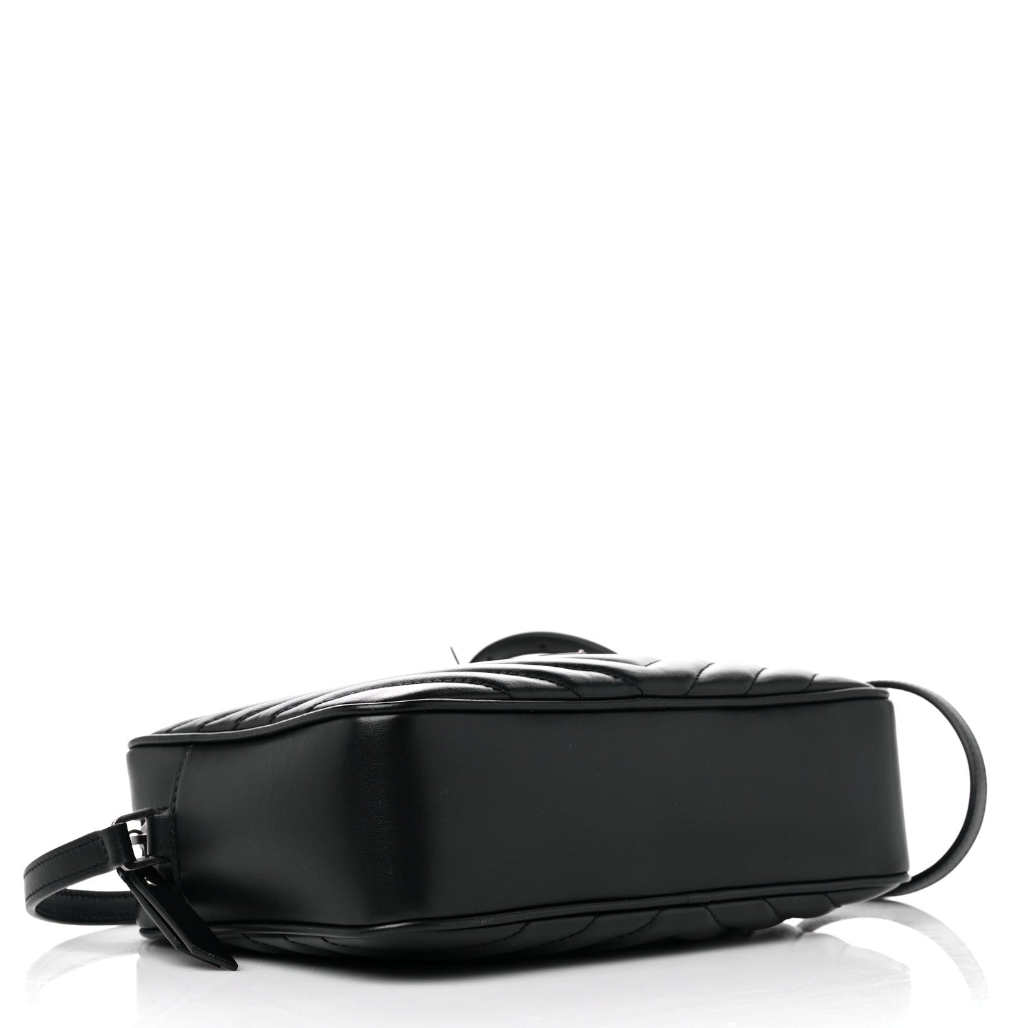 Saint Laurent Calfskin Matelasse Monogram Lou Camera Bag Black 4 of 9
