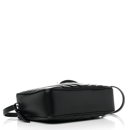 Saint Laurent Calfskin Matelasse Monogram Lou Camera Bag Black 4 of 9