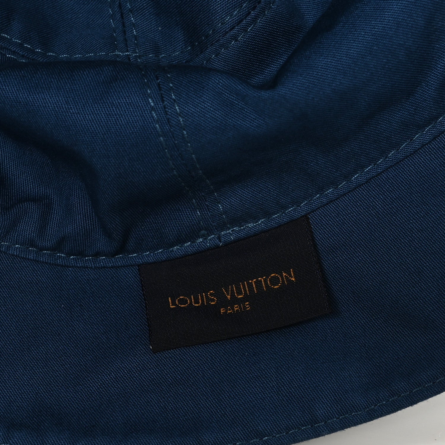 Louis Vuitton Monogram Denim Essential Bucket Hat Blue 8 of 9