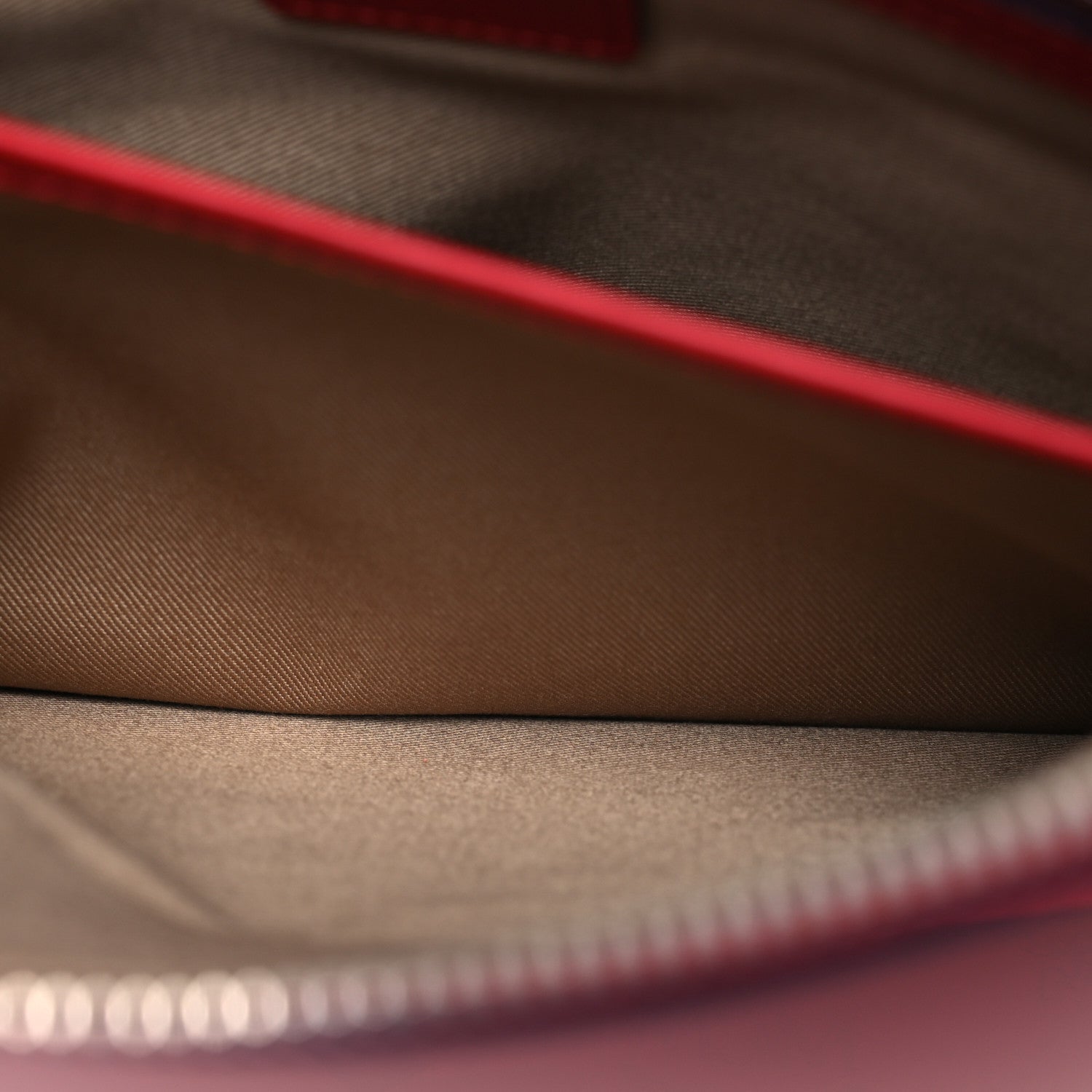MCM Visetos Medium Crossbody Pouch Ruby Red 6 of 13