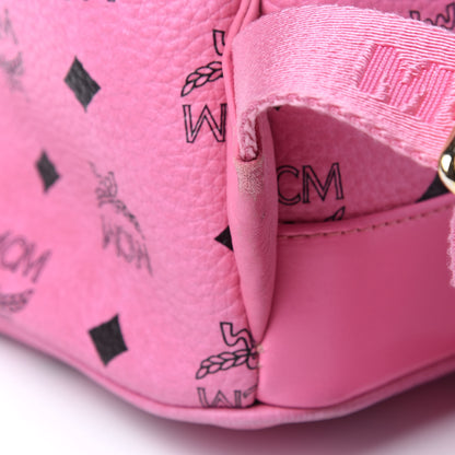 MCM Visetos Studded Medium Stark M Backpack Pink 12 of 16
