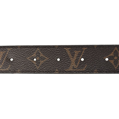 Louis Vuitton Calfskin Monogram 30mm LV Initiales Reversible Belt 75 30 Black 3 of 5