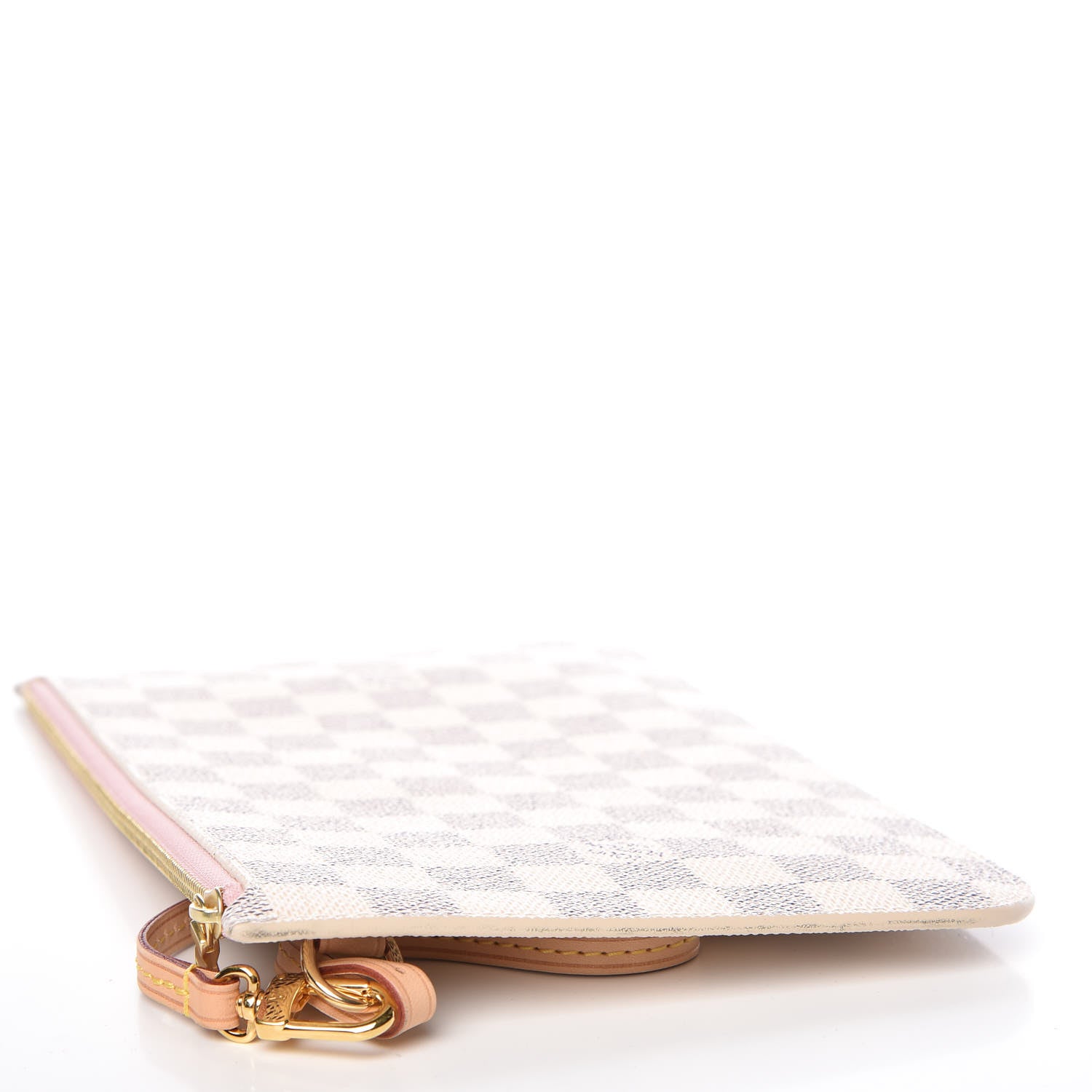 Louis Vuitton Damier Azur Neverfull MM GM Pochette Rose Ballerine 12 of 12