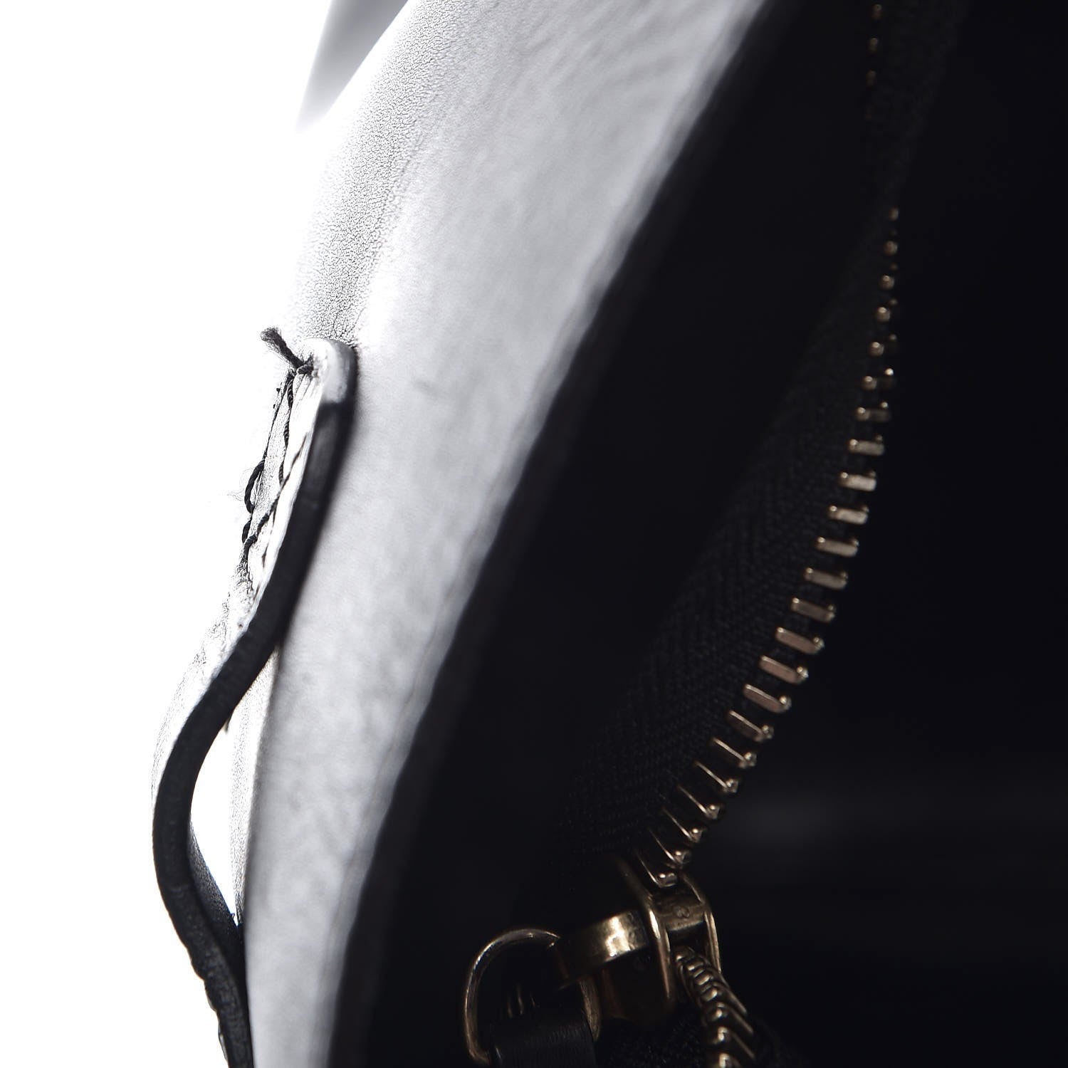 Celine Elephant Calfskin Mini Bi-Color Luggage Black White 15 of 17