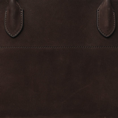 The Row Nubuck Margaux Shoulder 12 Dark Mocha 7 of 9