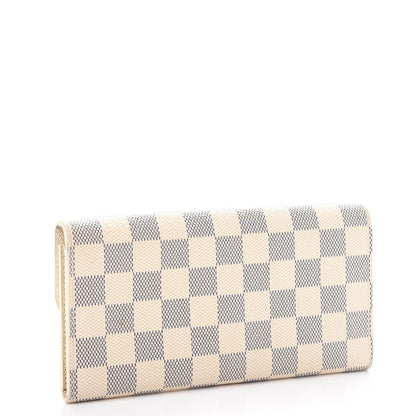 Louis Vuitton Damier Azur Emilie Wallet 3 of 8