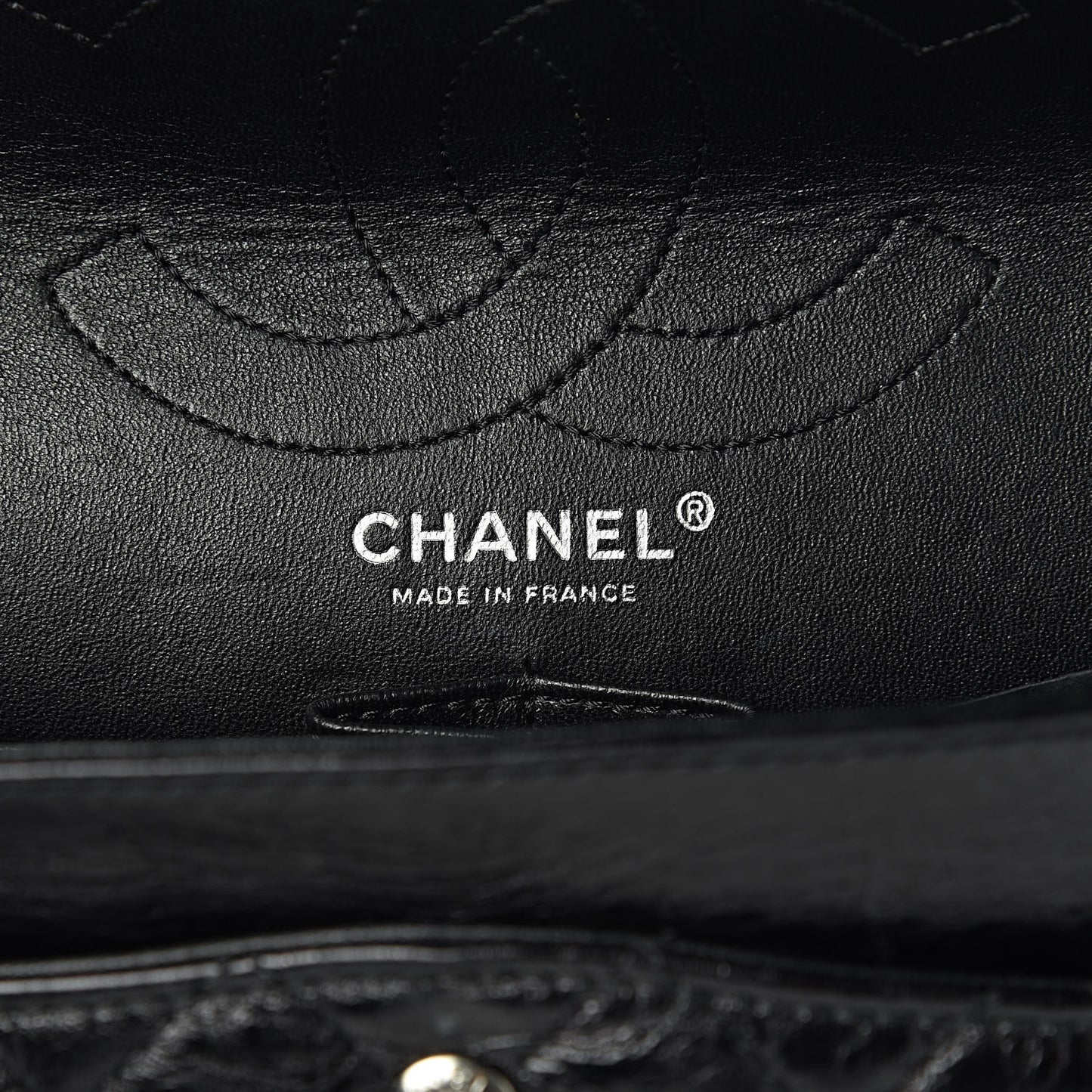 Glazed Calfskin Quilted 2.55 Reissue 226 Flap So Black