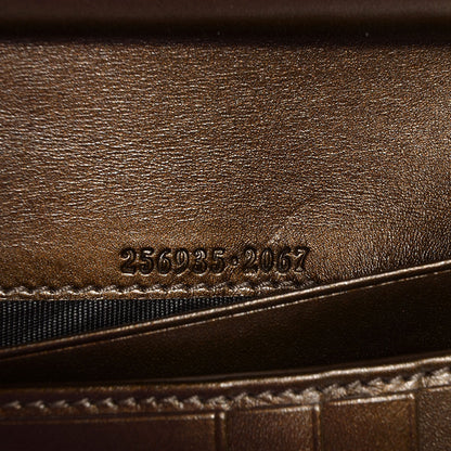 Gucci Guccissima Dice Compact Trademark Wallet Bronze 7 of 8