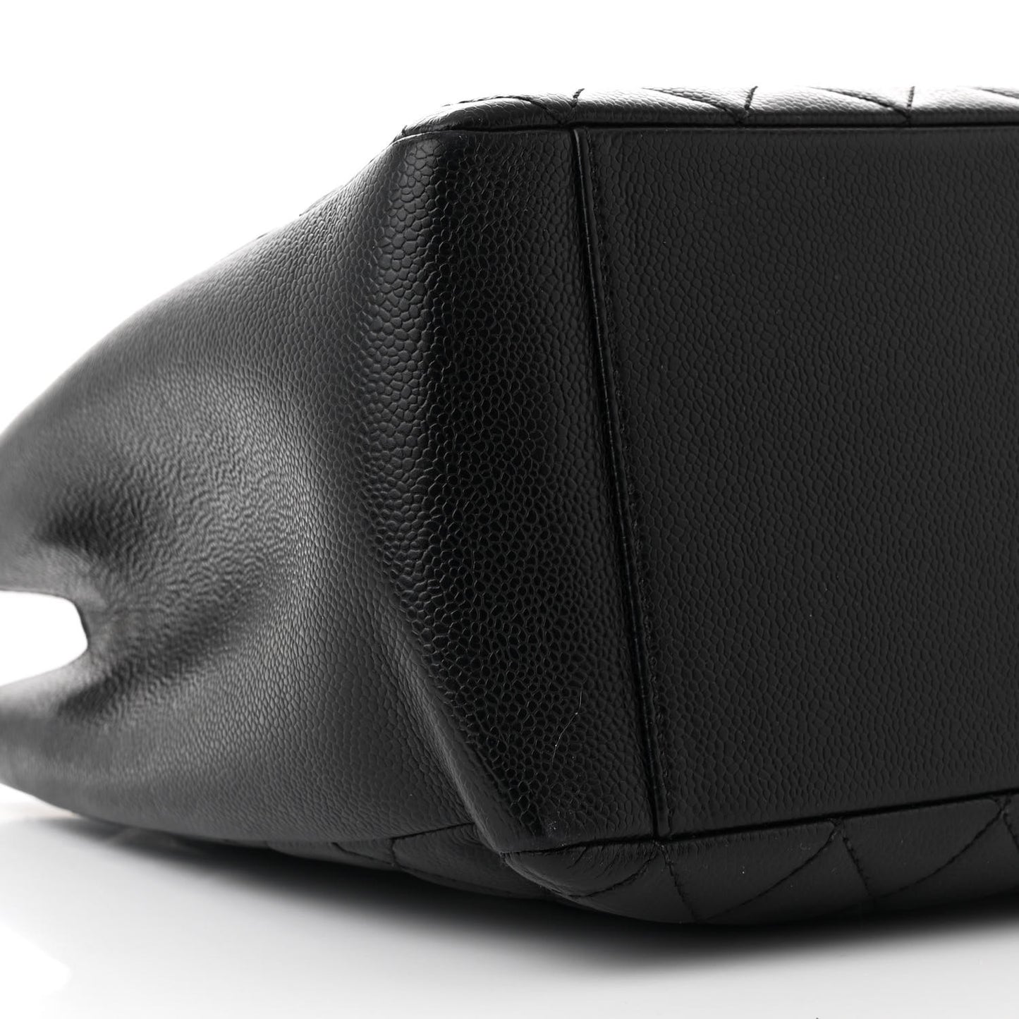 Caviar Quilted Grand Shopping Tote GST Black