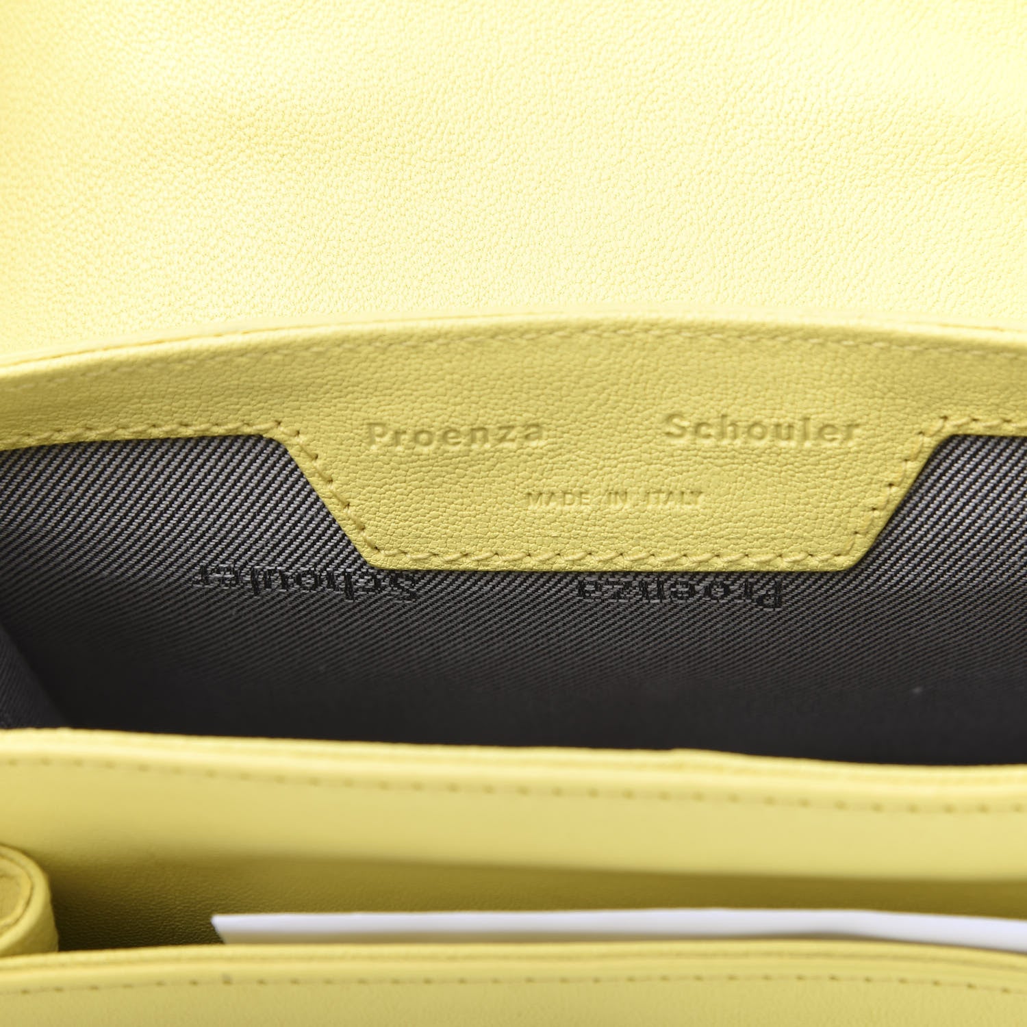 Proenza Schouler Lambskin Micro PS1 Satchel Canary Yellow 5 of 8