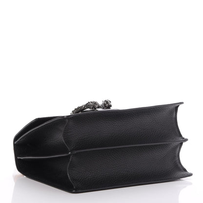 Gucci Dollar Calfskin Crystal Web Medium Dionysus Bamboo Top Handle Bag Black Black Diamond 4 of 7