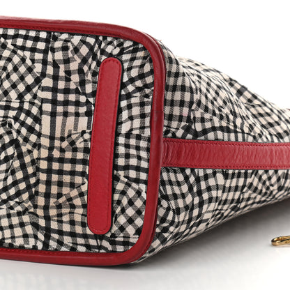 MCM Visetos Medium Liz Reversible Shopper Tote Ruby Red 21 of 21